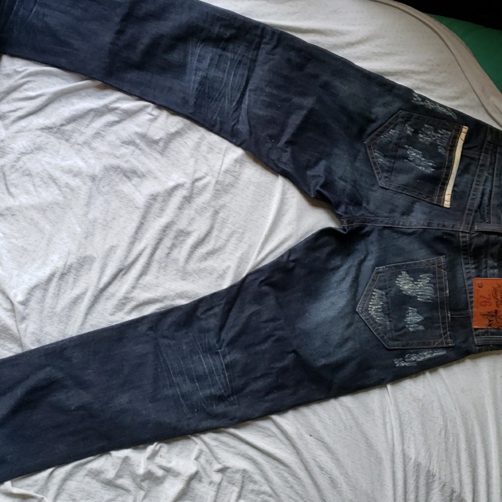 Denim Ripped Jeans - Picture 2 of 2